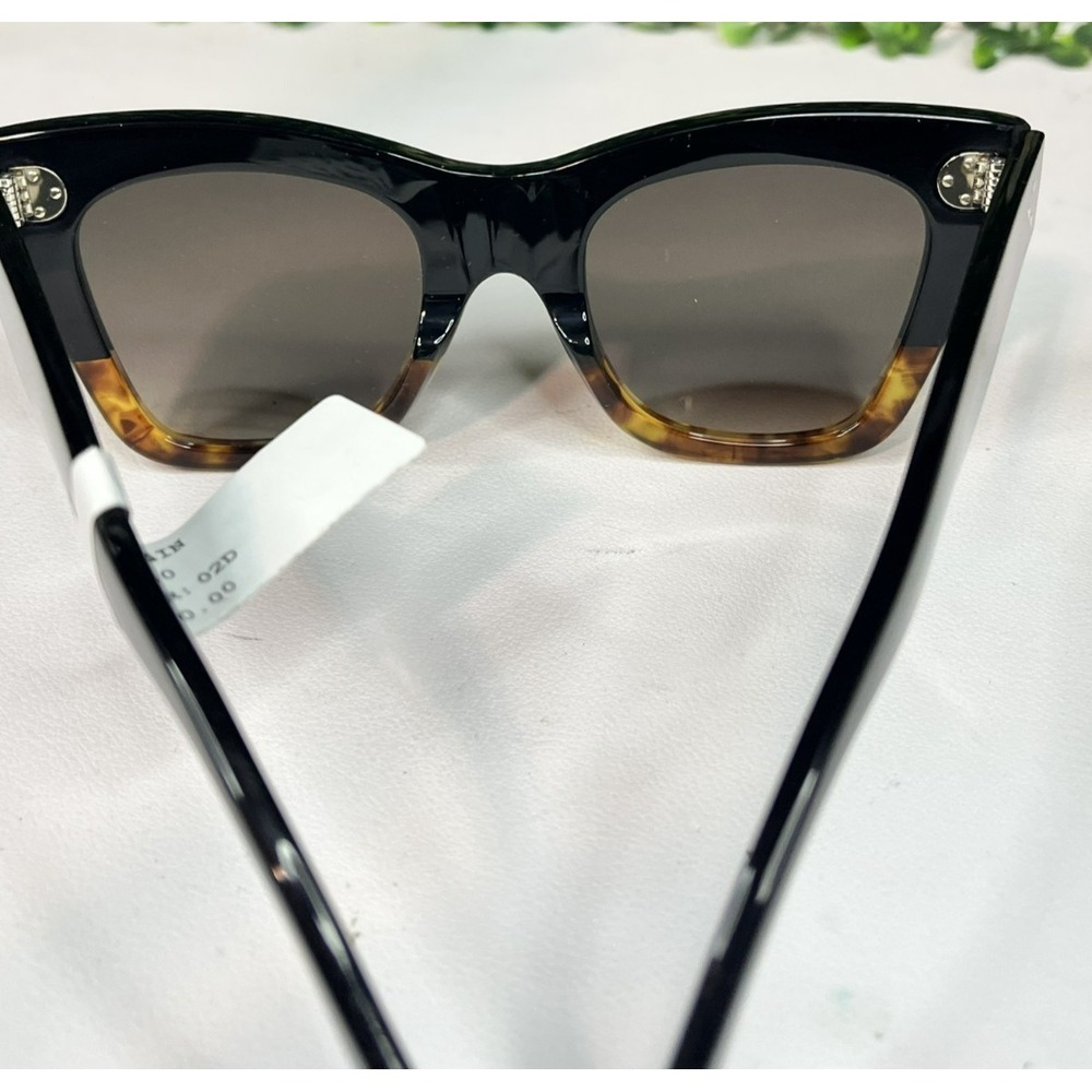 CELIINE CL4004IN 05K Women Black Square Polarized Sunglasses 50-22-150 - Picture 3 of 14